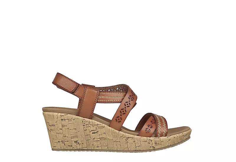 Skechers Womens Beverlee-Delicate Glow Wedge Sandal Product Image