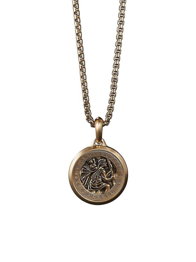 David Yurman St. Christopher Amulet in 18K Gold Product Image