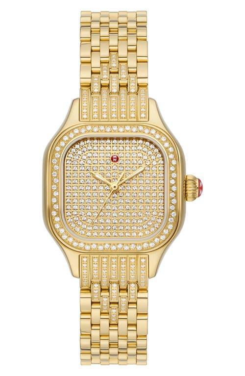 Womens Meggie 18K-Gold-Plated & 2.8 TCW Diamond Bracelet Watch/29MM Product Image