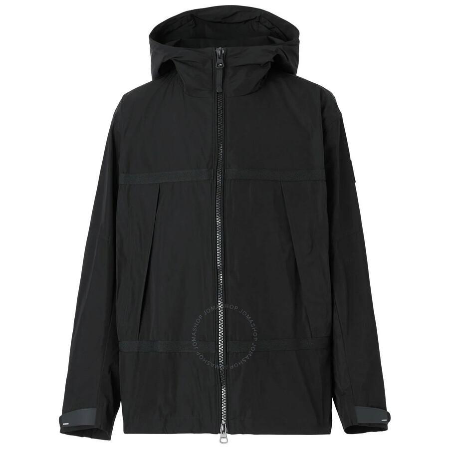 BURBERRY Lightweight Hooded Jacket In Black Product Image