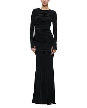 Womens Katherina Crewneck Long-Sleeve Gown Product Image