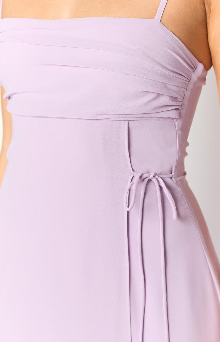 Flossie Lilac Maxi Sleeveless Dress Product Image