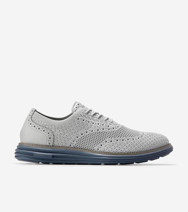 Cole Haan Mens riginal Grand Remastered Stitchlite Oxford Shoes - Grey Size 7 Product Image