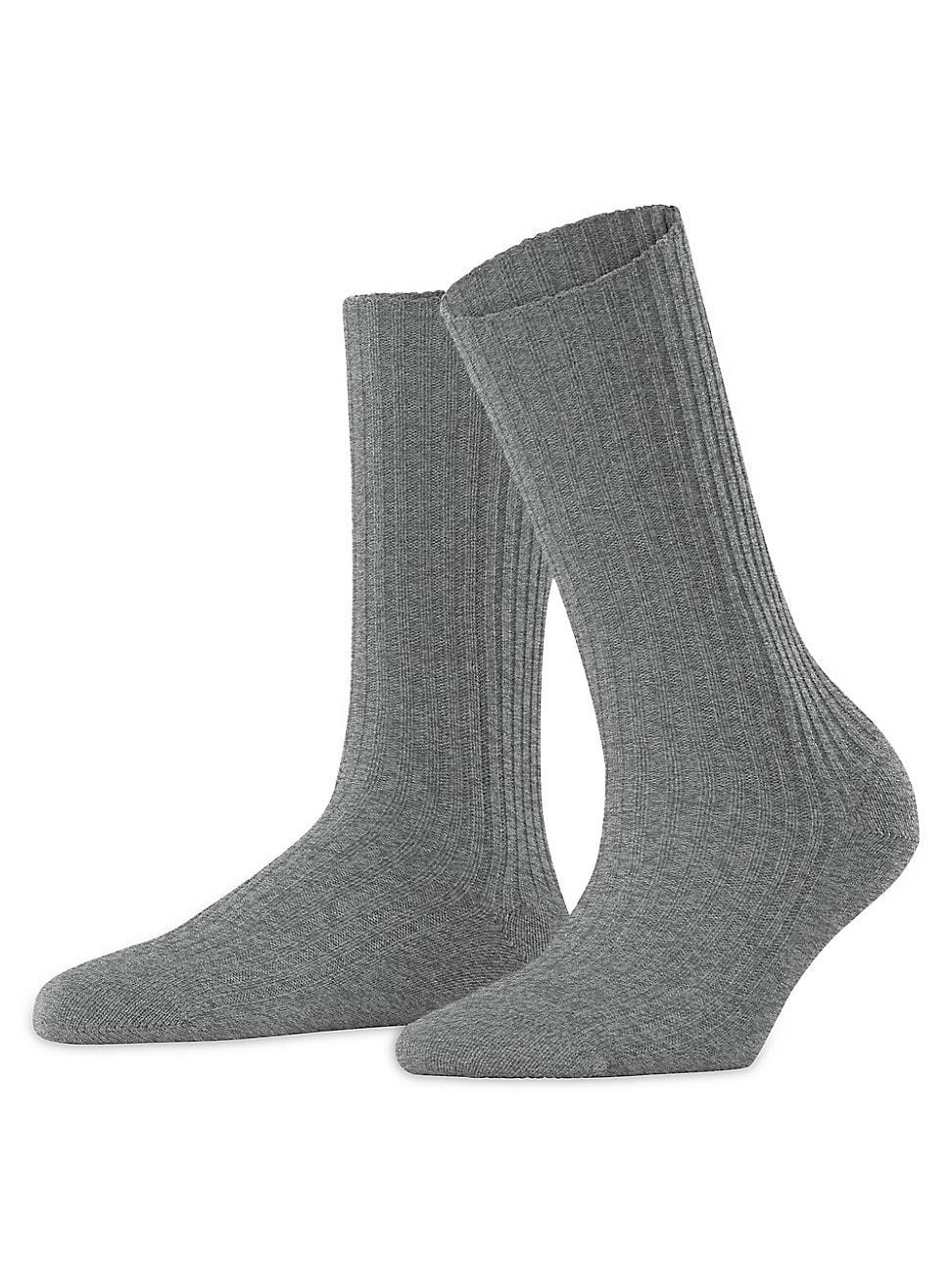 Womens Cosy Wool-Blend Boot Socks Product Image