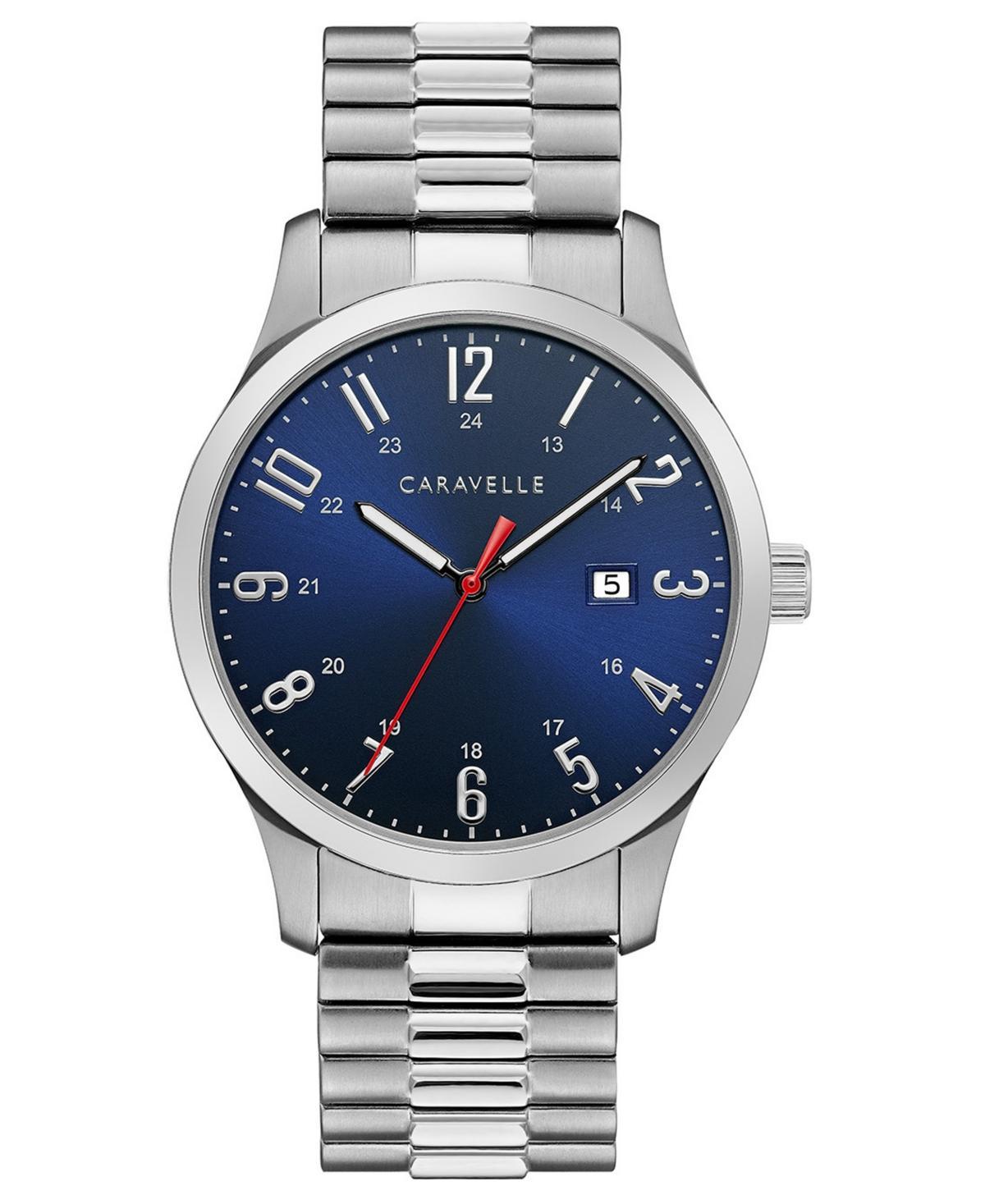 Men's Caravelle by Bulova Expansion Watch with Blue Dial (Model: 43B161) Product Image