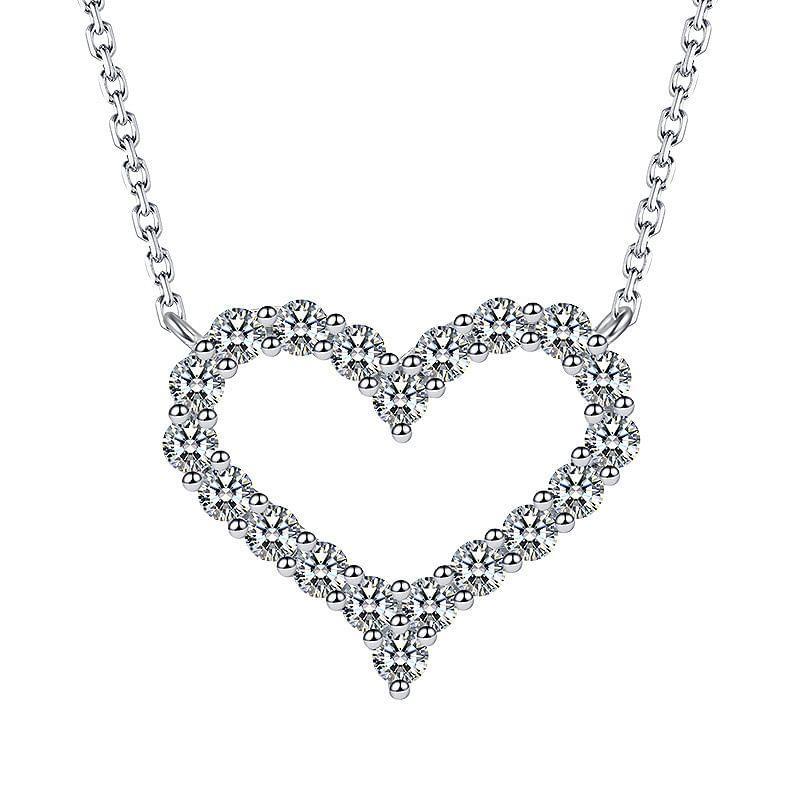 Heart Rhinestone Pendant Alloy Choker Product Image