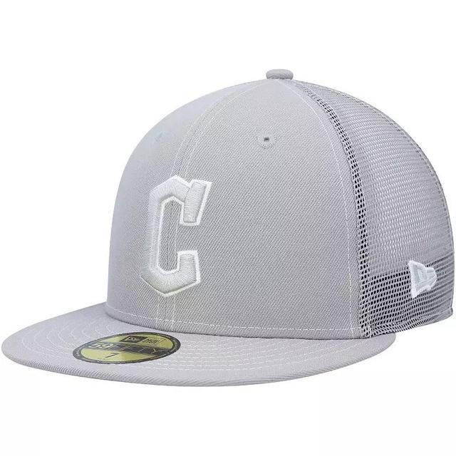 Mens New Era Gray Cleveland Guardians 2023 On-Field Batting Practice 59FIFTY Fitted Hat Product Image