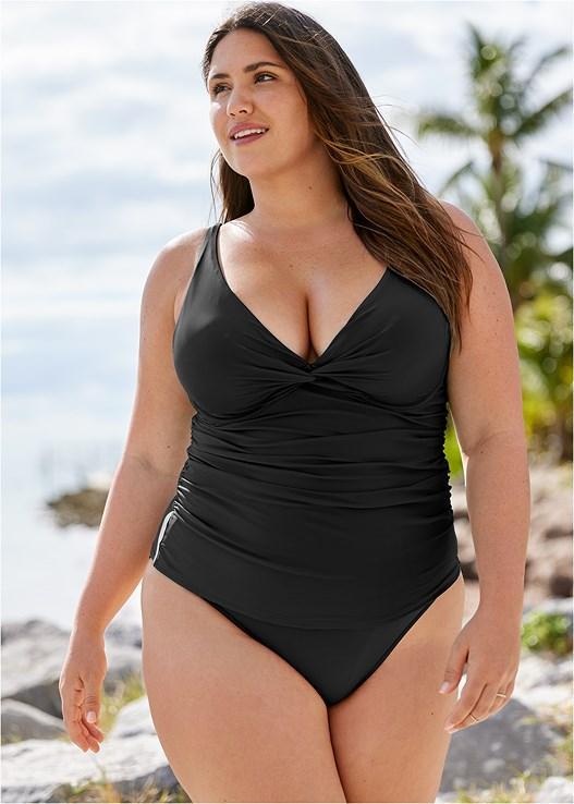 Underwire Twist Tankini Top Product Image