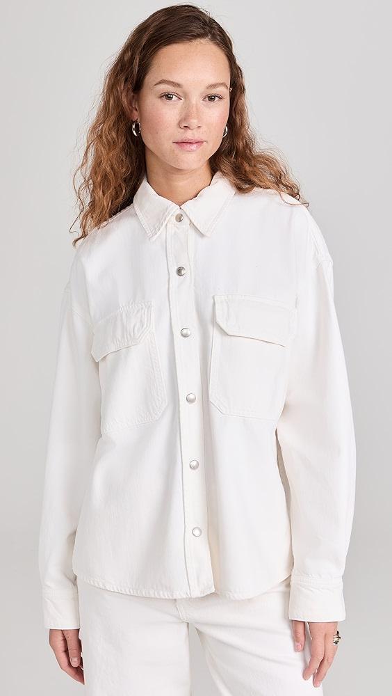 AGOLDE Gwen Slice Shirt | Shopbop Product Image