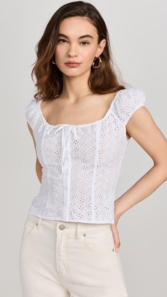 WAYF Button Front Top | Shopbop Product Image