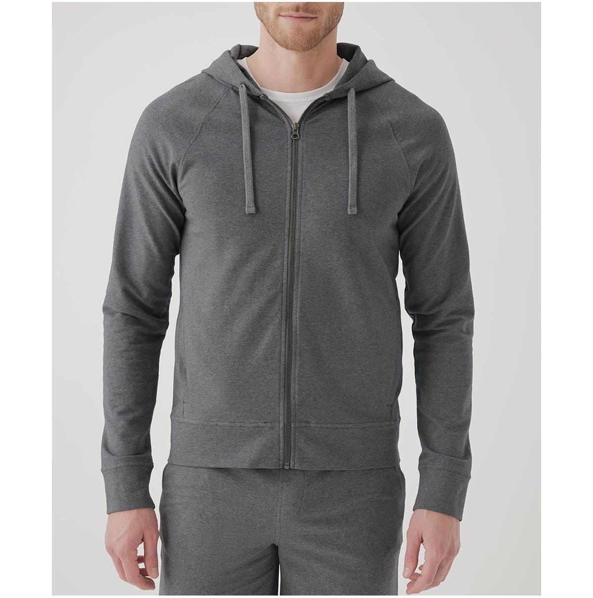 Mens Stretch French Terry Zip Hoodie S Product Image