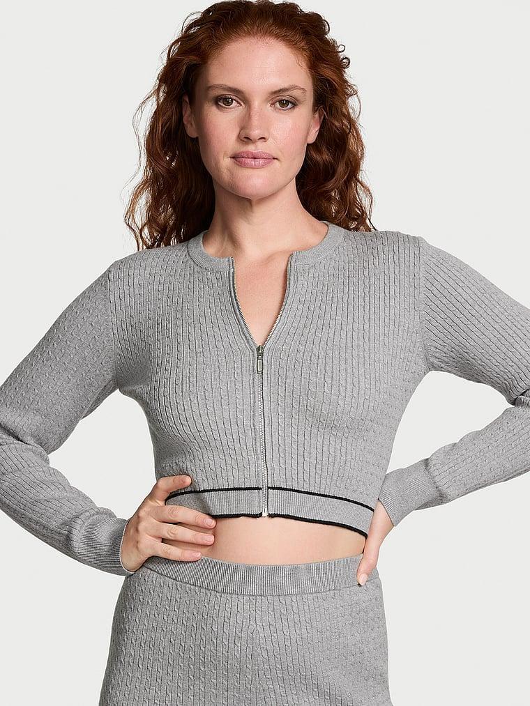 Luxe Cable-Knit Cardigan Product Image