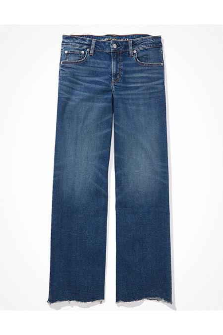 AE Stretch Low-Rise Baggy Wide-Leg Jean Women's Product Image