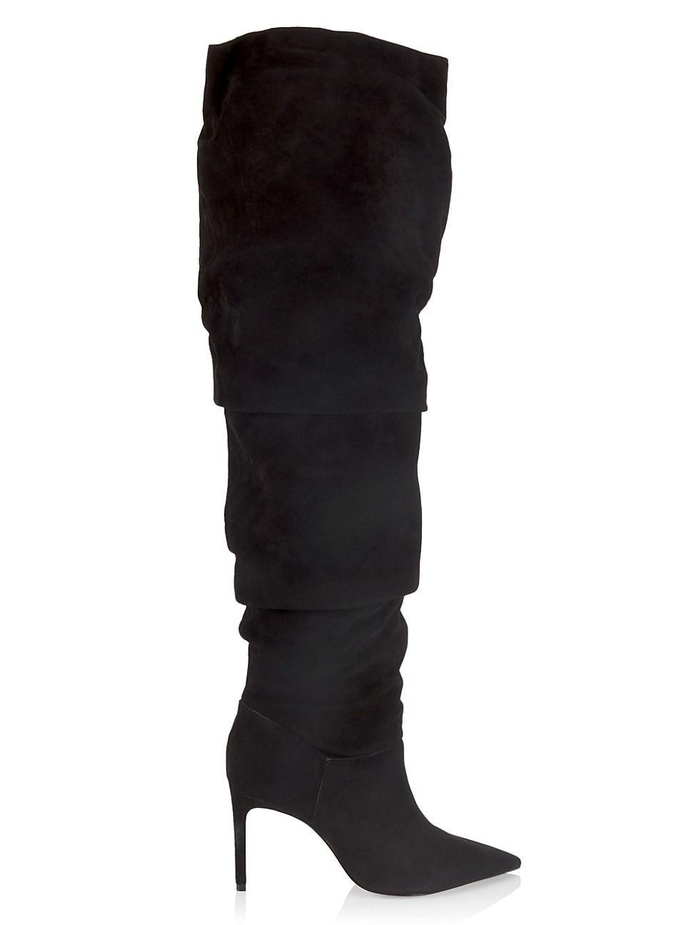 Womens Ashlee Suede Over-The-Knee Boots Product Image