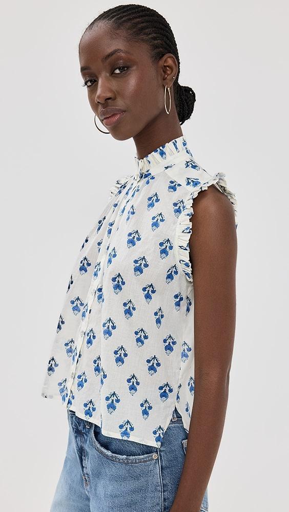 Alix of Bohemia Wylie Indigo Bhutti Shirt | Shopbop Product Image