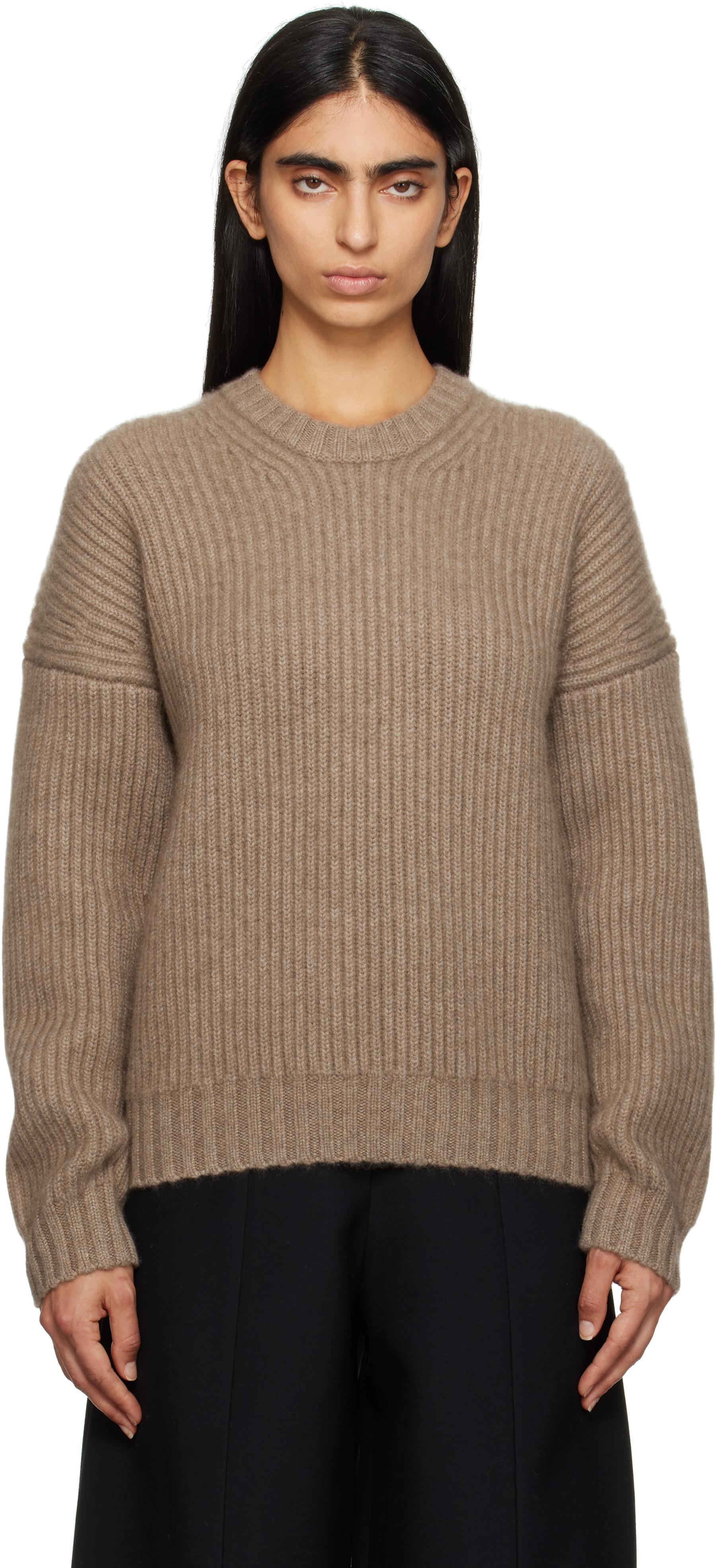 KHAITE Beige Manuela Sweater In 216 Barley Product Image