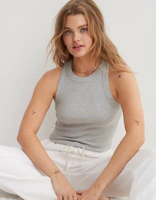 Aerie Free Spirit Ribbed Tank Top Product Image