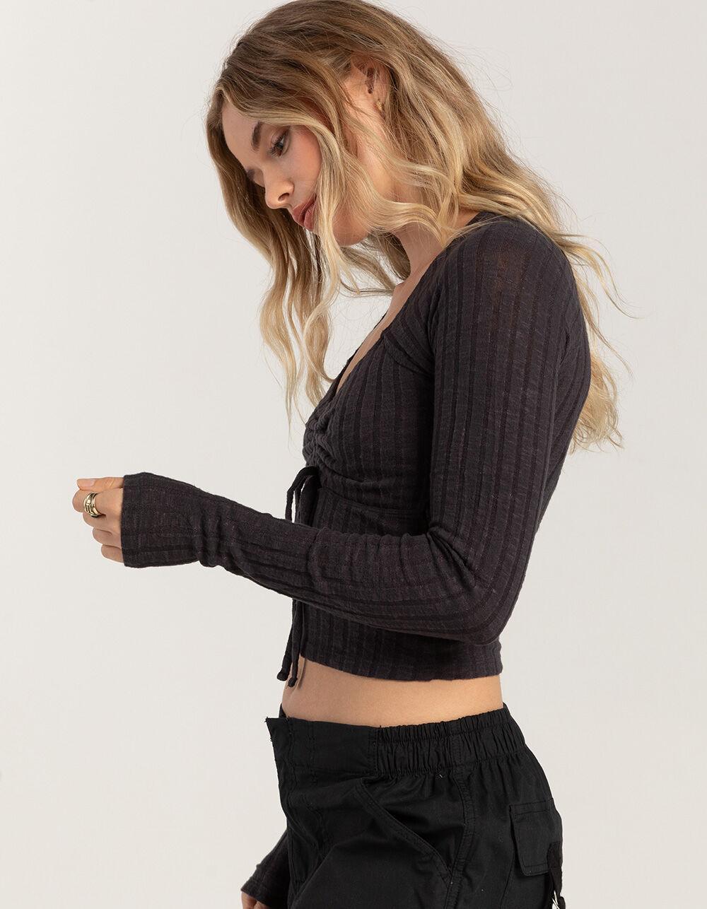 BILLABONG Just A Flirt Womens Long Sleeve Knit Top Product Image