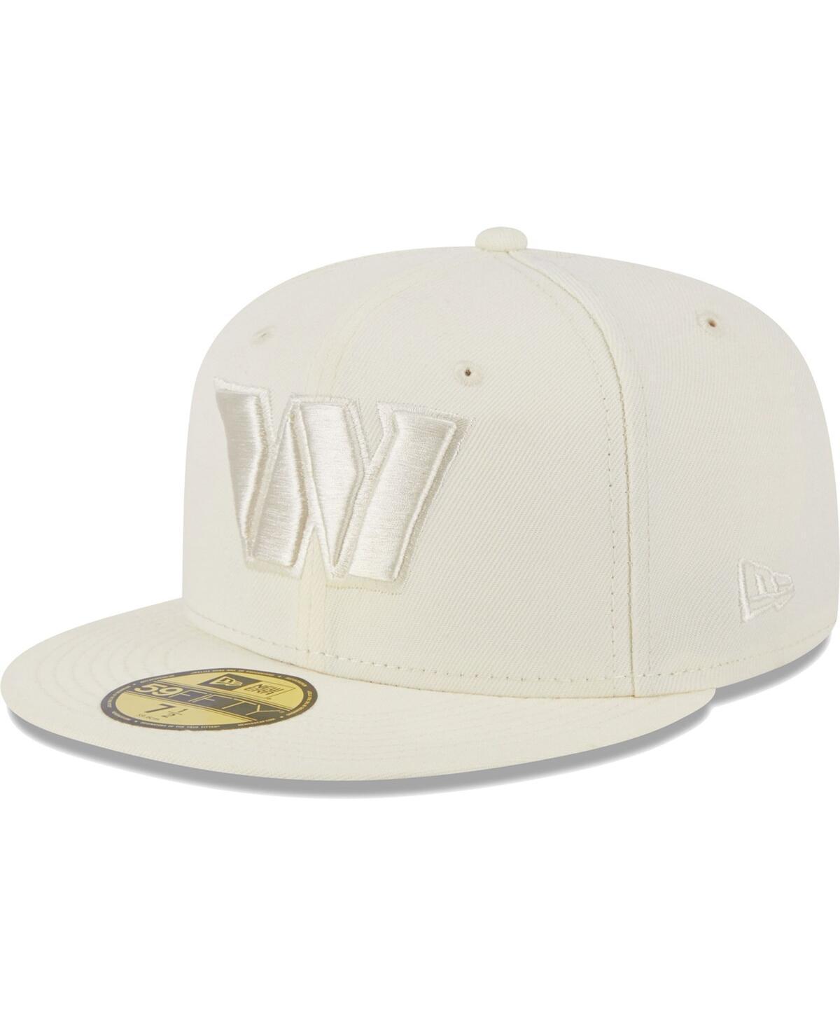 Mens New Era Cream Washington Commanders Color Pack 59FIFTY Fitted Hat Product Image