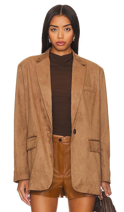 Steve Madden Imaan Faux Suede Blazer Product Image