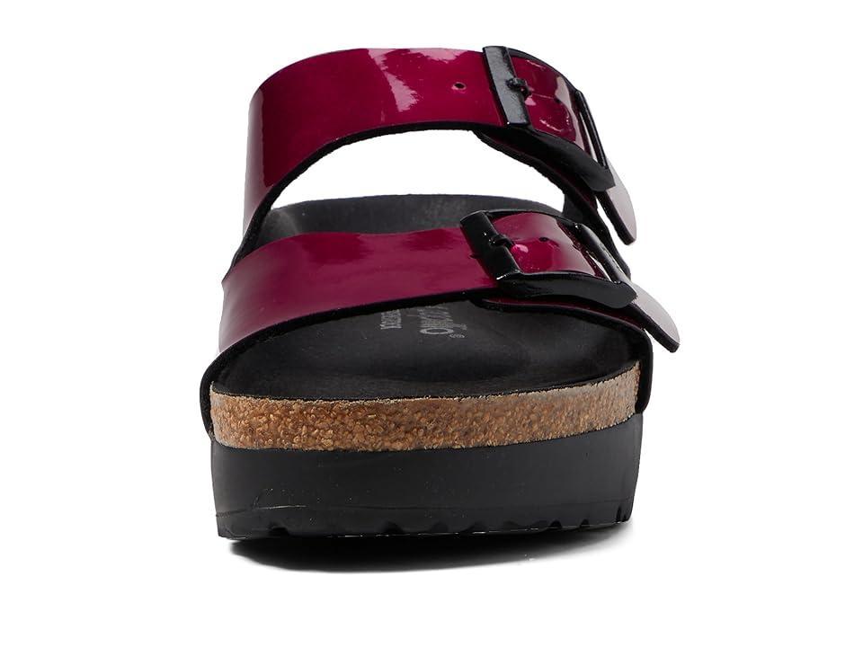 Birkenstock Papillio by Birkenstock Arizona Platform Sandal - Metallic (Steel Magenta Metallic) Women's Sandals Product Image