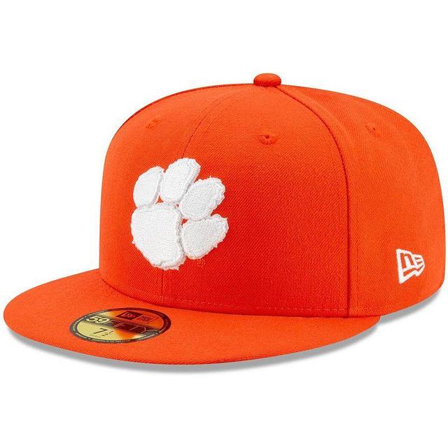 Mens New Era Clemson Tigers Primary Team Logo Basic 59FIFTY Fitted Hat Product Image