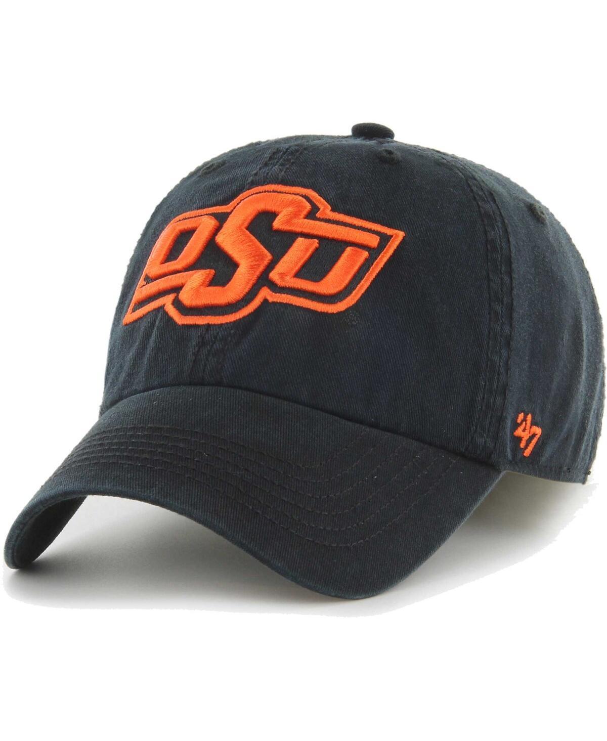 Mens 47 Brand Black Oklahoma State Cowboys Franchise Fitted Hat Product Image