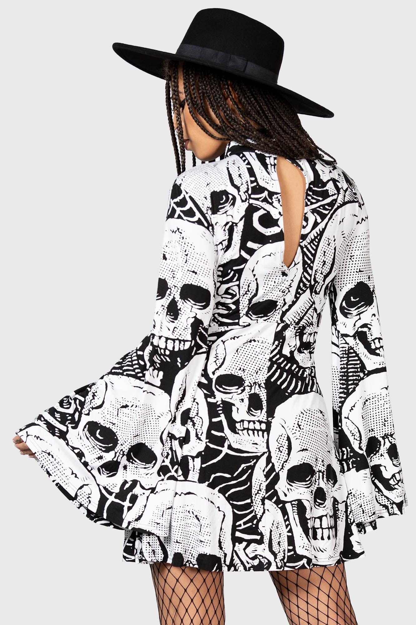 Skeleton Season Mini Dress Female Product Image