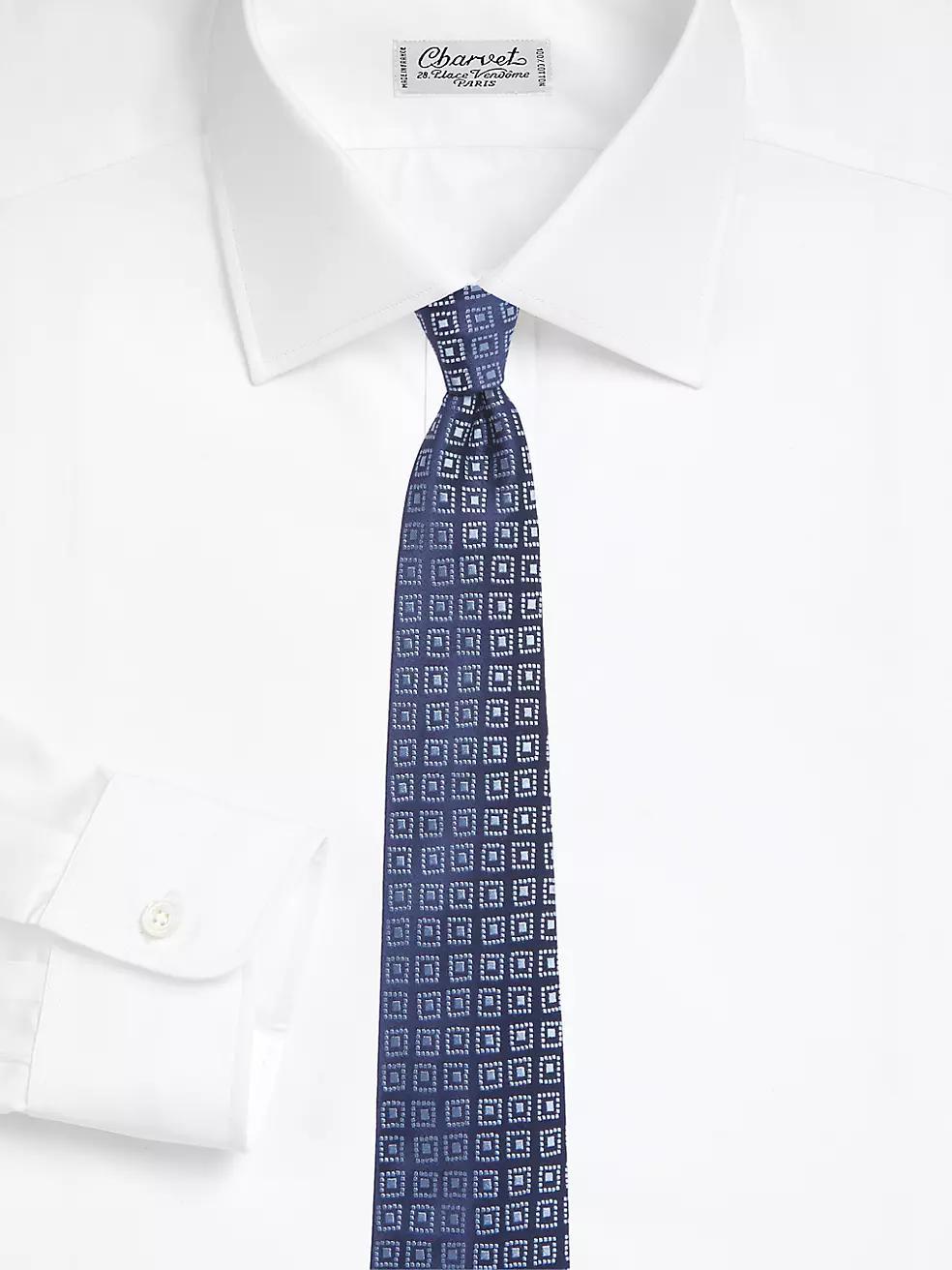 Geobean Woven Silk Tie Product Image