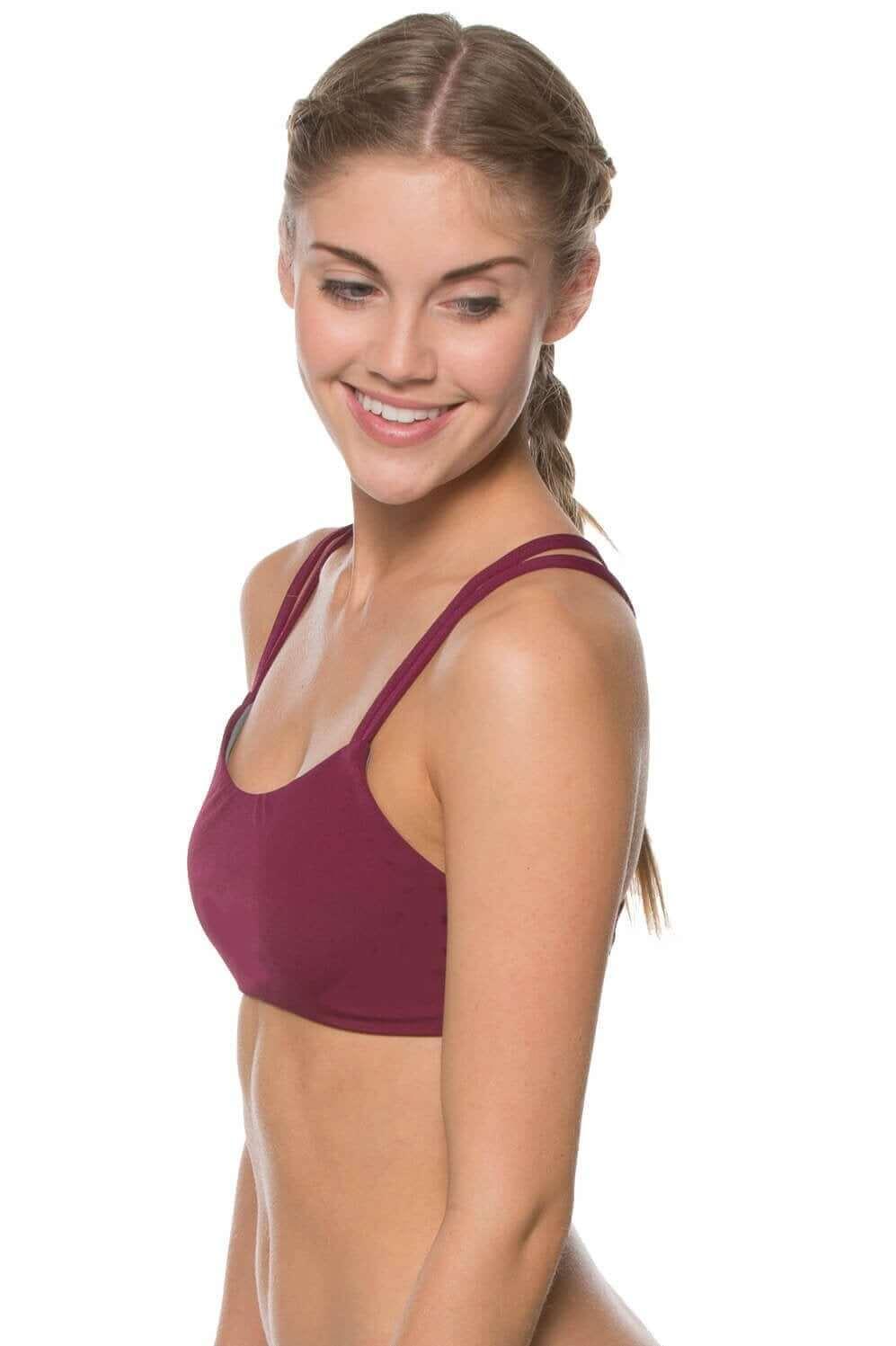 Fendrick Bikini Top - Cabernet Female Product Image