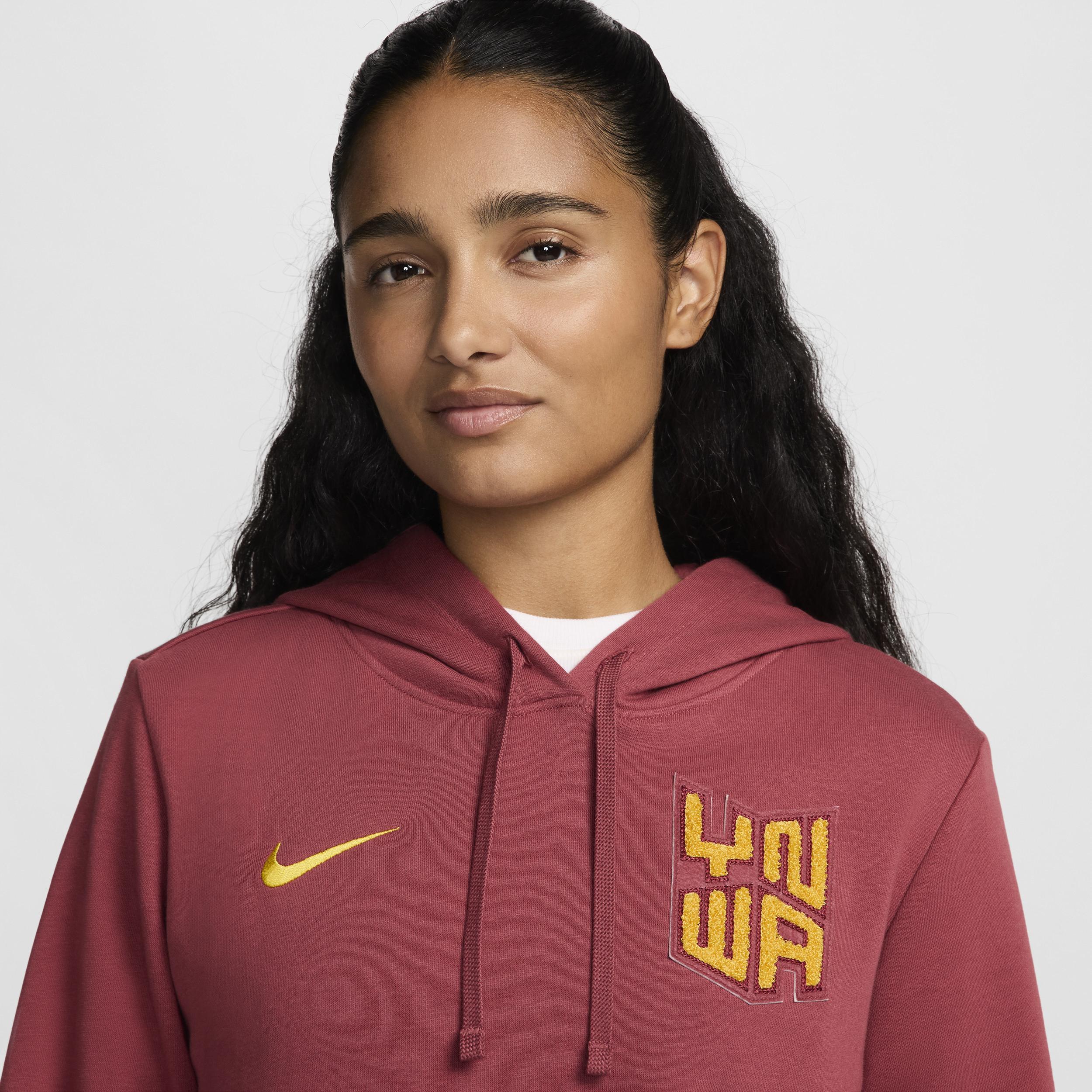 Liverpool FC Club Fleece Nike Womens Soccer Pullover Hoodie Product Image