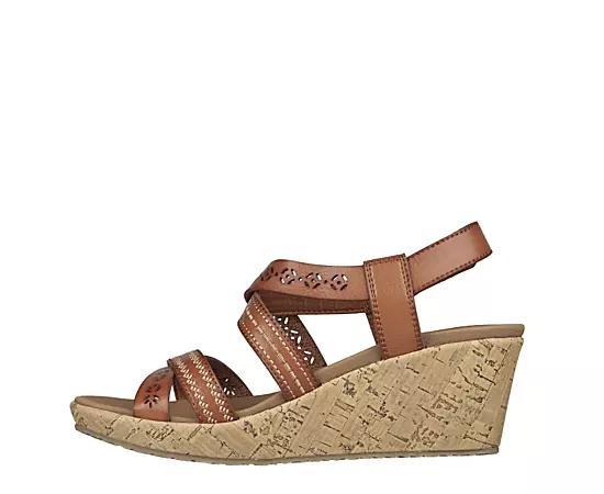 Skechers Womens Beverlee-Delicate Glow Wedge Sandal Product Image