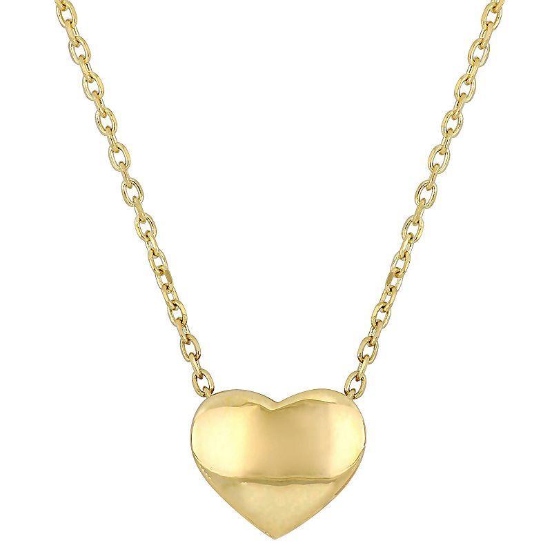 Stella Grace 10K Gold Heart Necklace, Womens Product Image