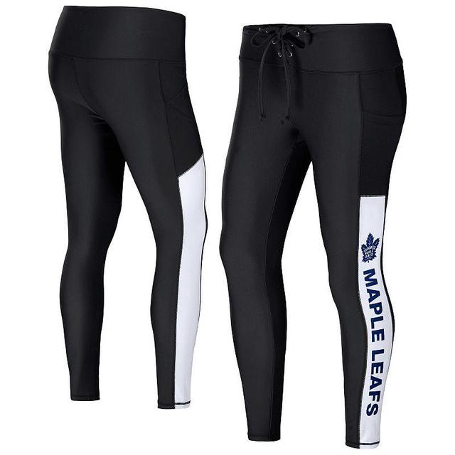 Womens WEAR by Erin Andrews Black Toronto Maple Leafs Leggings Product Image