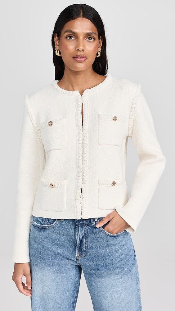 endless rose Braided Knit Jacket | Shopbop Product Image