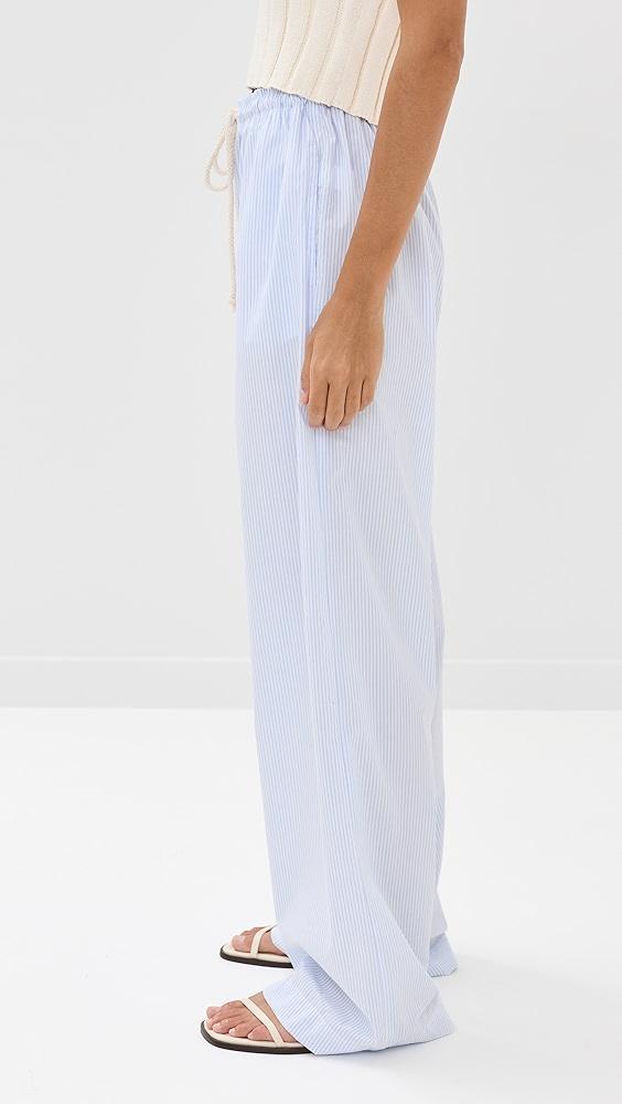 perfectwhitetee Andi Cotton Poplin Pants | Shopbop Product Image