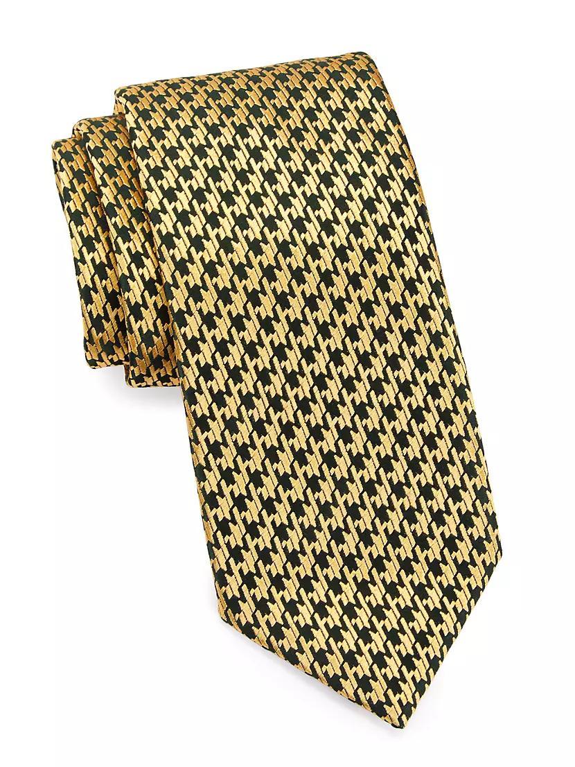 Houndstooth Silk Jacquard Tie Product Image