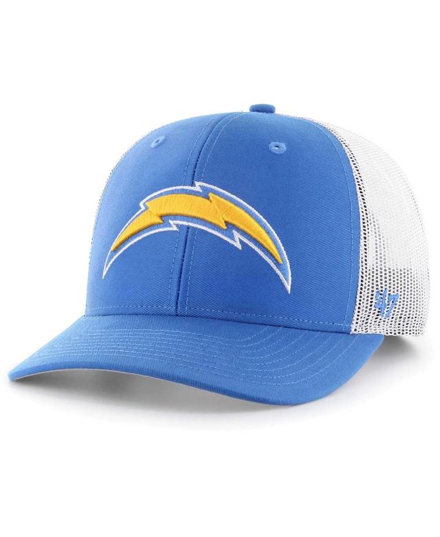 Mens 47 Brand Powder Blue Los Angeles Chargers Adjustable Trucker Hat Product Image