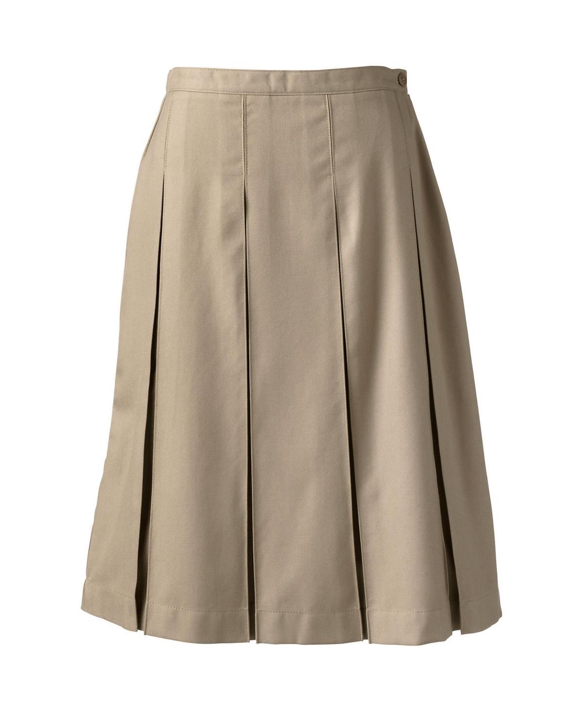 Womens Lands End School Uniform Box Pleat Skirt Product Image