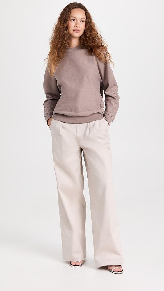 Tibi Cocoon Crew Neck Sweatshirt | Shopbop Product Image