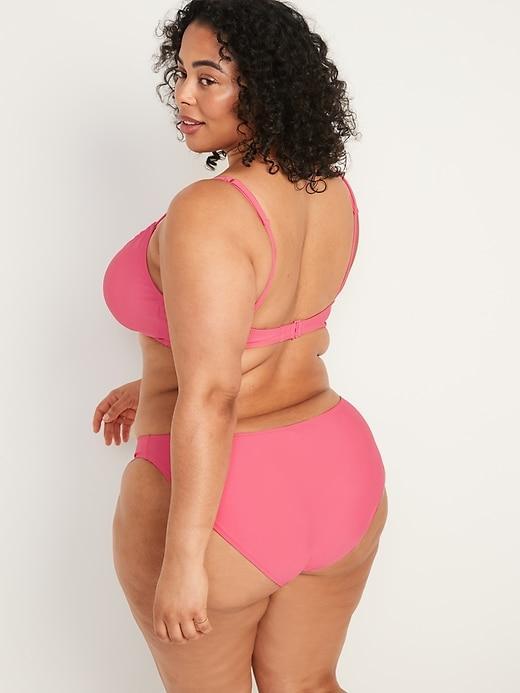 Mid-Rise Bikini Swim Bottoms Product Image