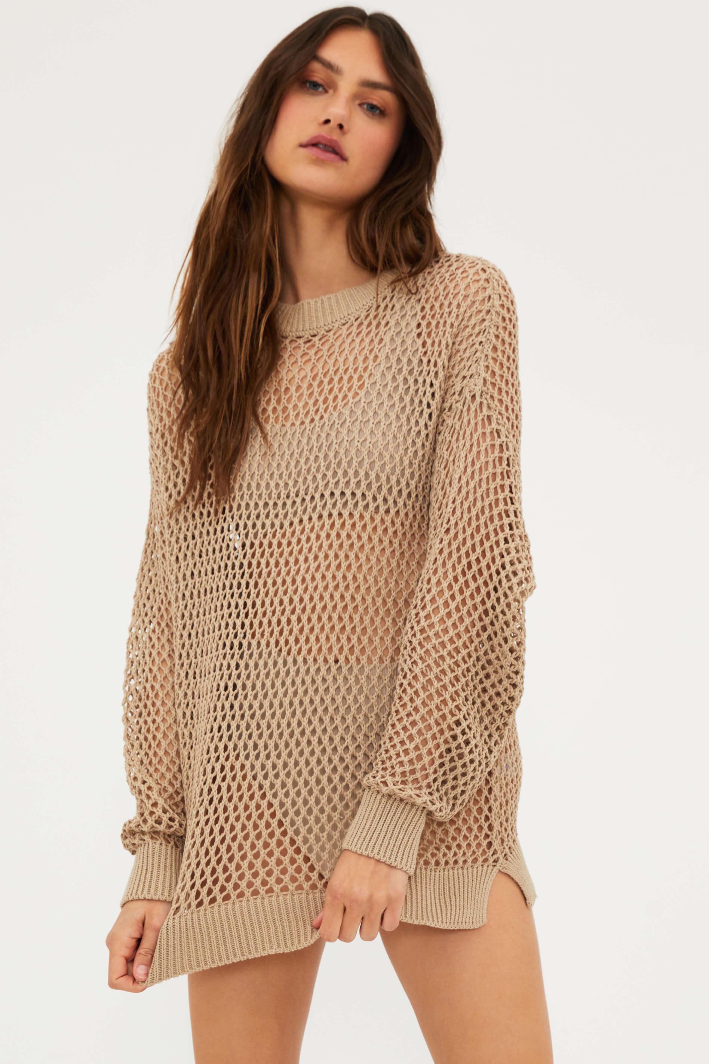 Hilary Sweater Tan Product Image