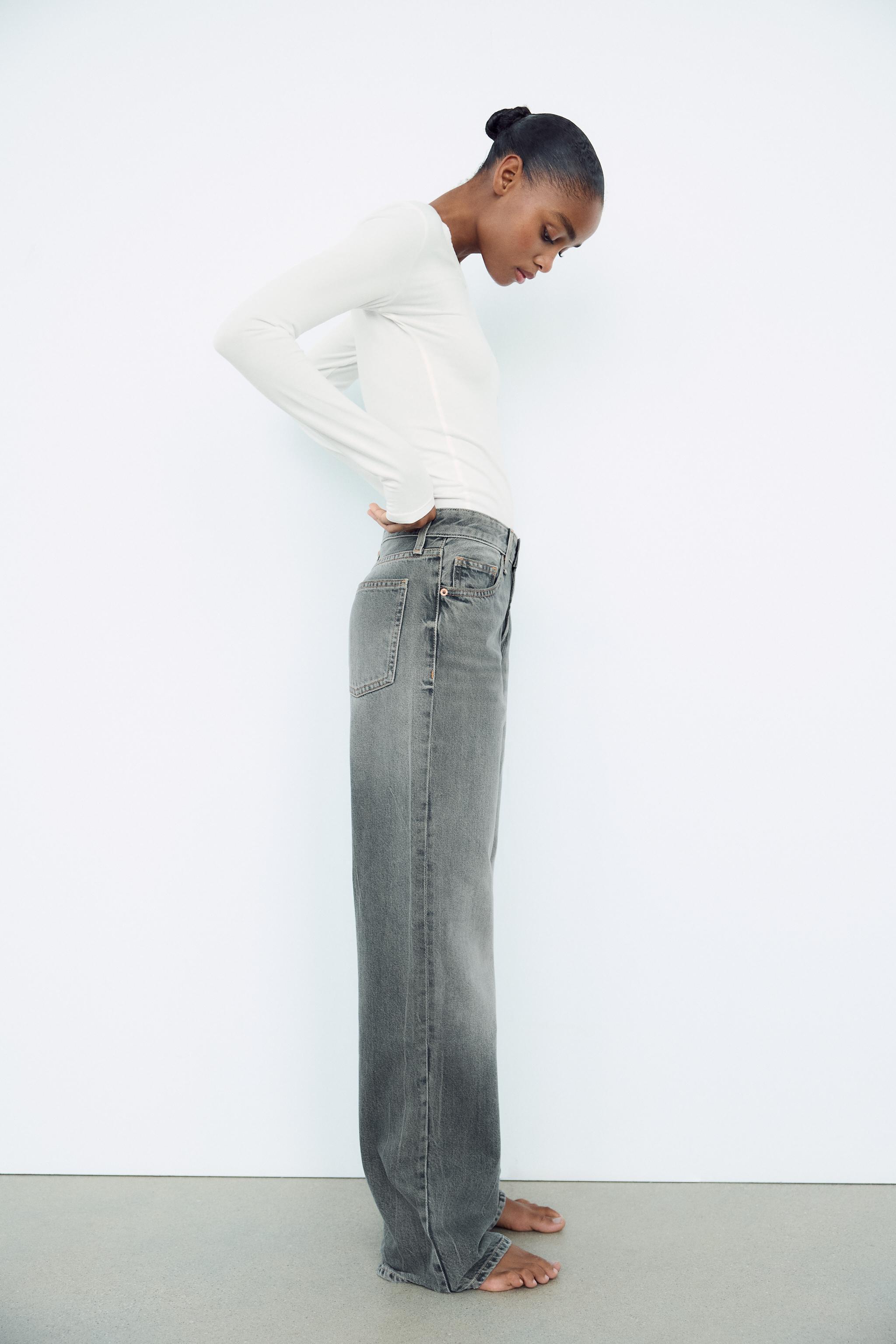 TRF MID-RISE WIDE LEG JEANS Product Image