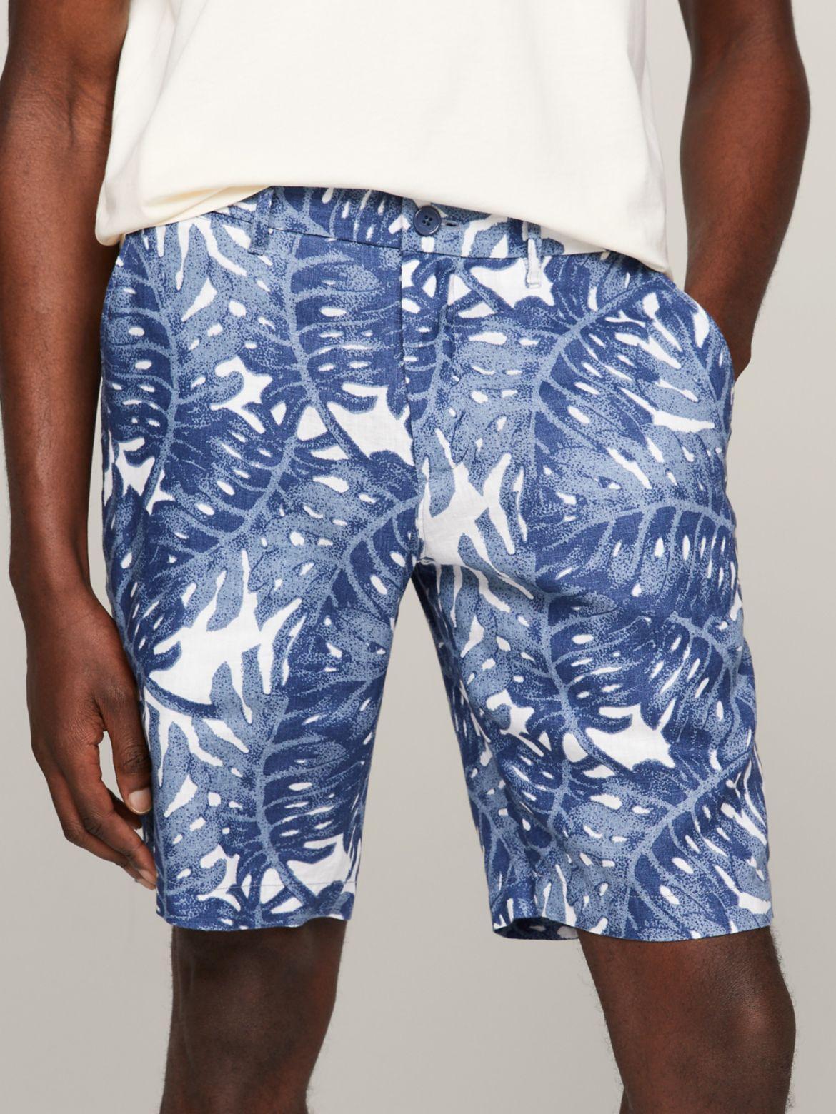 Tommy Hilfiger Men's Tropical Print Linen 9" Short Product Image