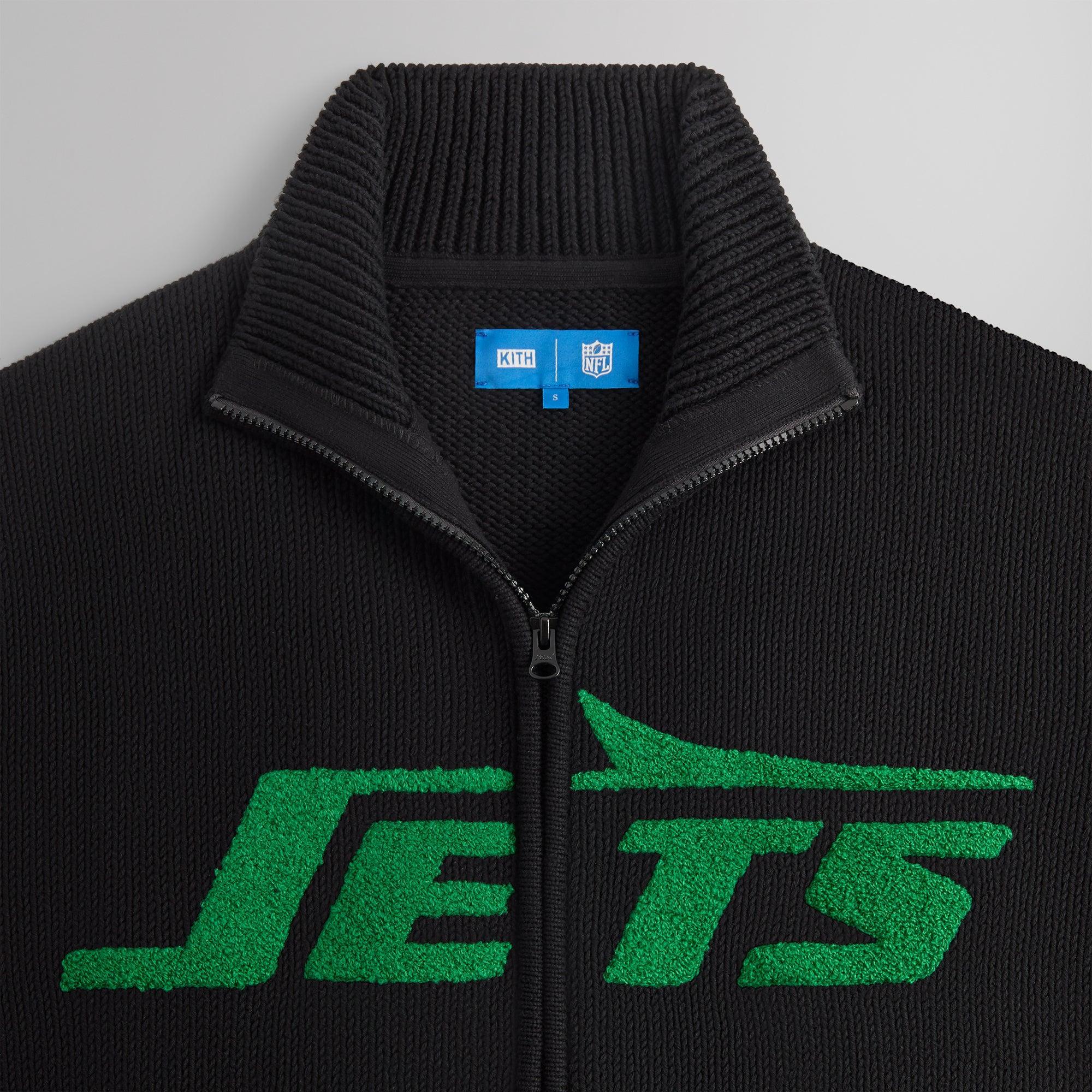 Kith & '47 for the NFL: Jets Wyona Full Zip Sweater - Black Male Product Image