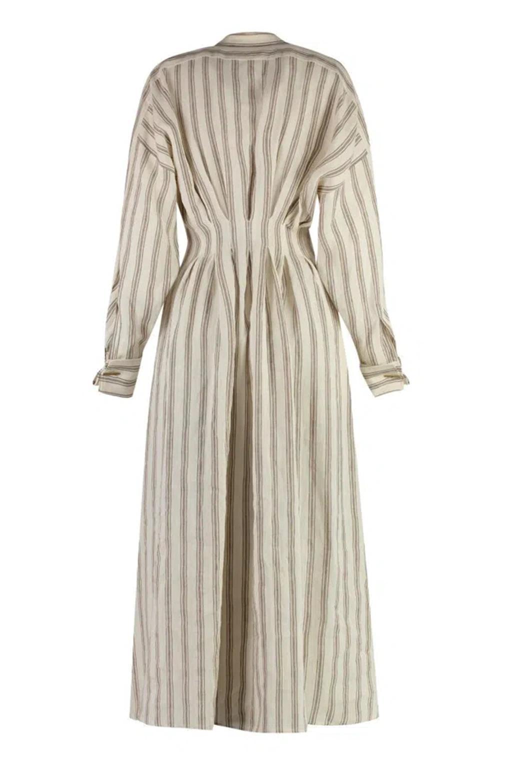 Yole Shirtdress In Bianco Product Image