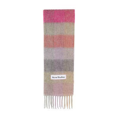 Scarf With Fringes In Pink Product Image