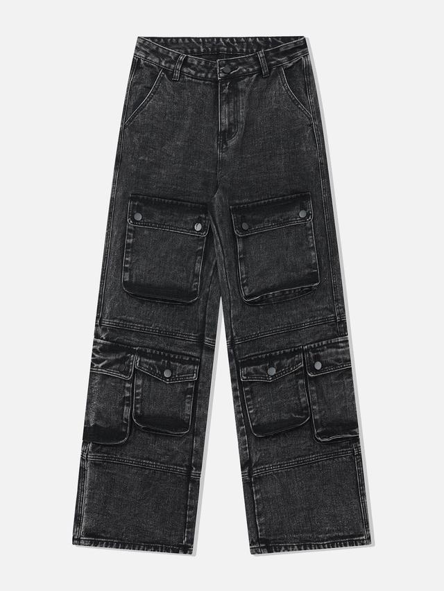 Aelfric Eden Washed Multi Pocket Jeans Product Image