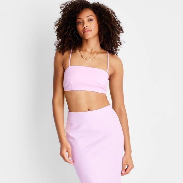 Womens O-Ring Crop Top - Future Collective with Jenee Naylor Purple XL Product Image