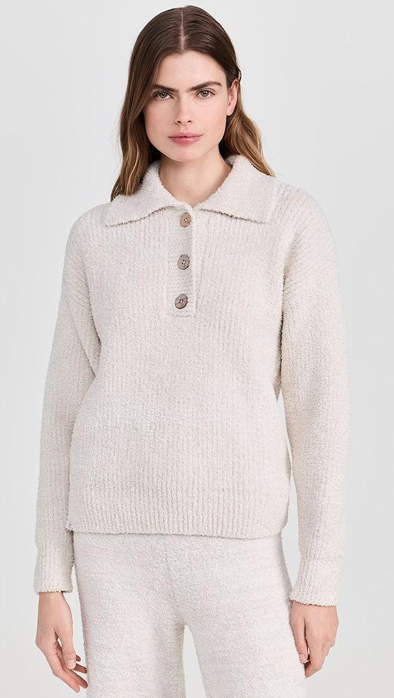 Barefoot Dreams CozyChic Button Pullover | Shopbop Product Image